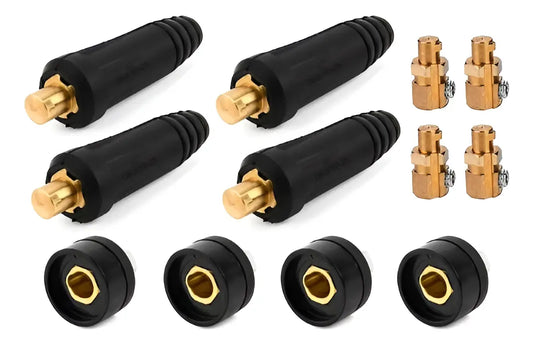 Set De 4 Conectores Rápido Para Maquinas De Soldar 10-25