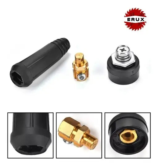 Set De 4 Conectores Rápido Para Maquinas De Soldar 10-25
