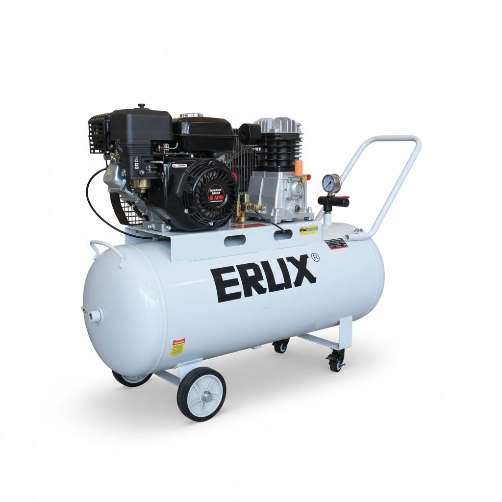 Motocompresor De Aire A Gasolina de 100L 6.5 Hp