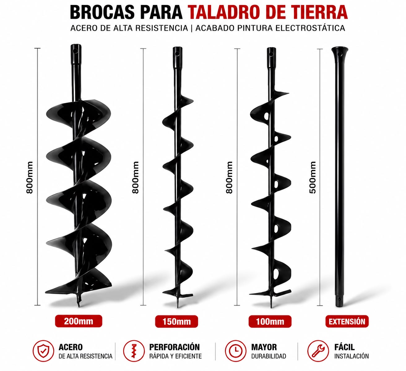 Ahoyador A Gasolina Profesional - Motor 4 Tiempos 85cc