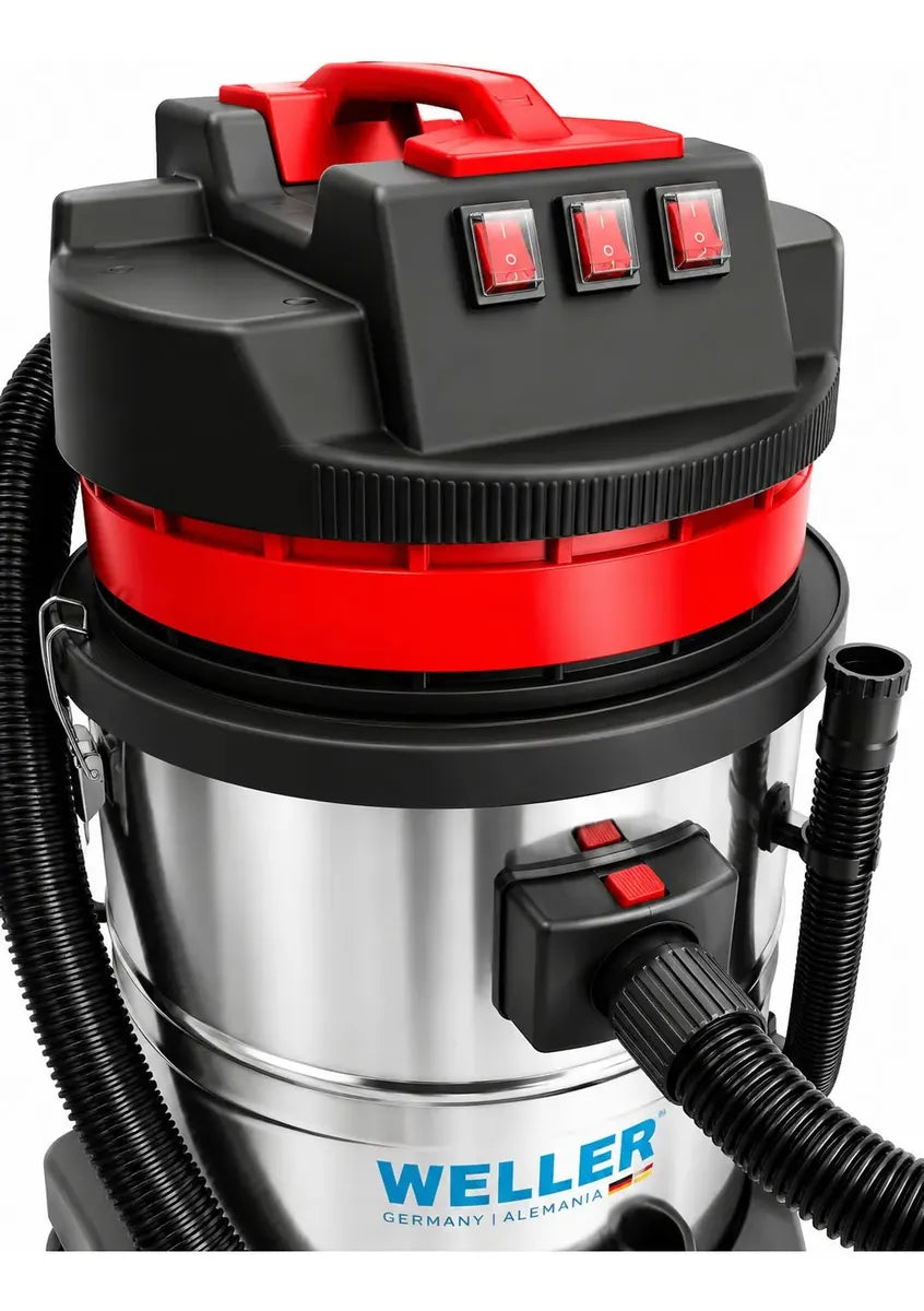 Aspiradora Industrial Agua y Polvo 3600wts - 3 Motores