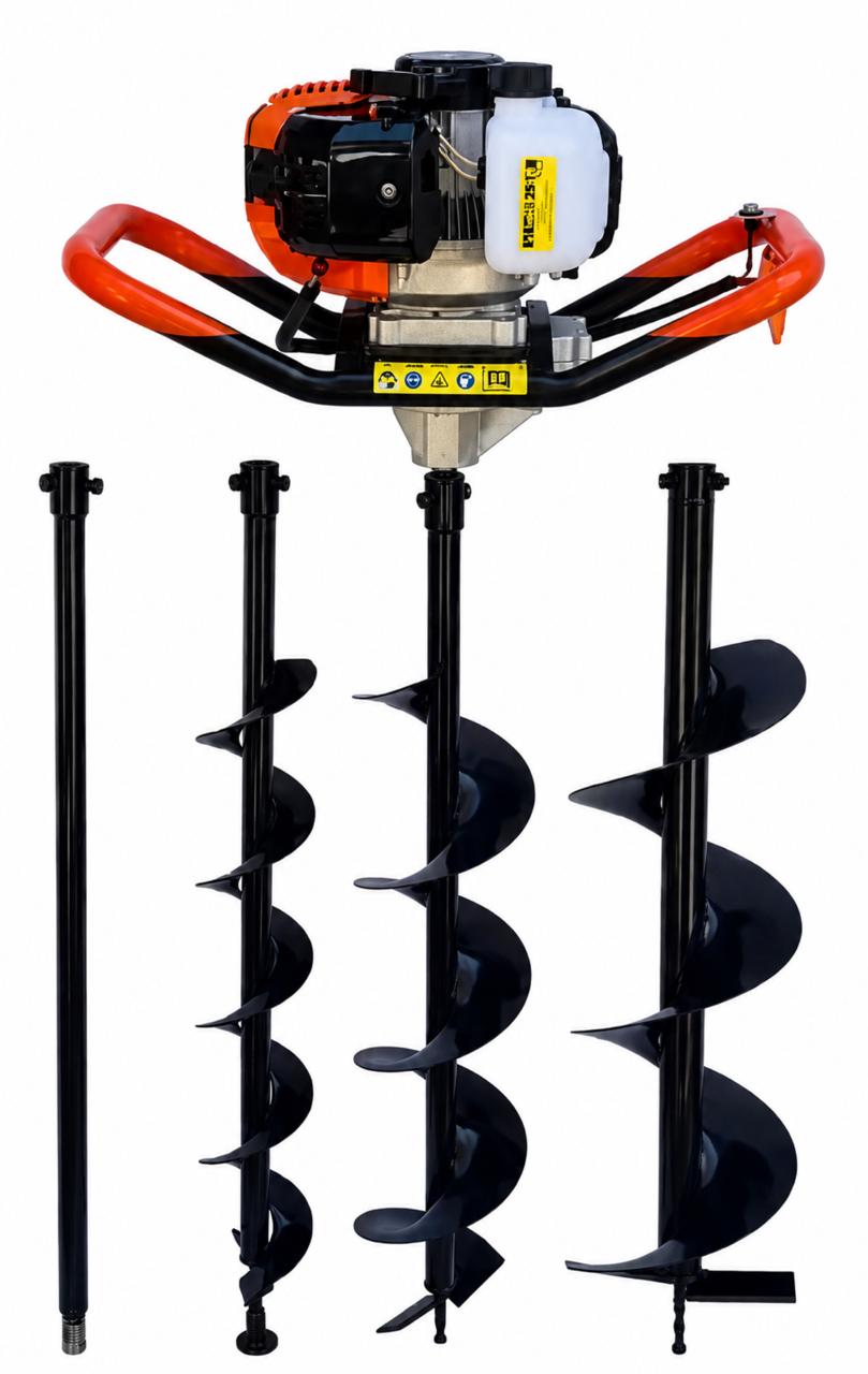 Barreno Ahoyador +3 Brocas + Extensión Licencia 52cc Japones