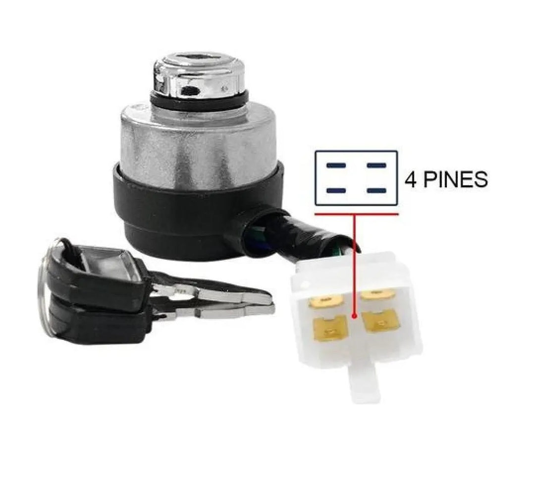 Chapa de Contacto para Encendido de Generador De 4 Pines