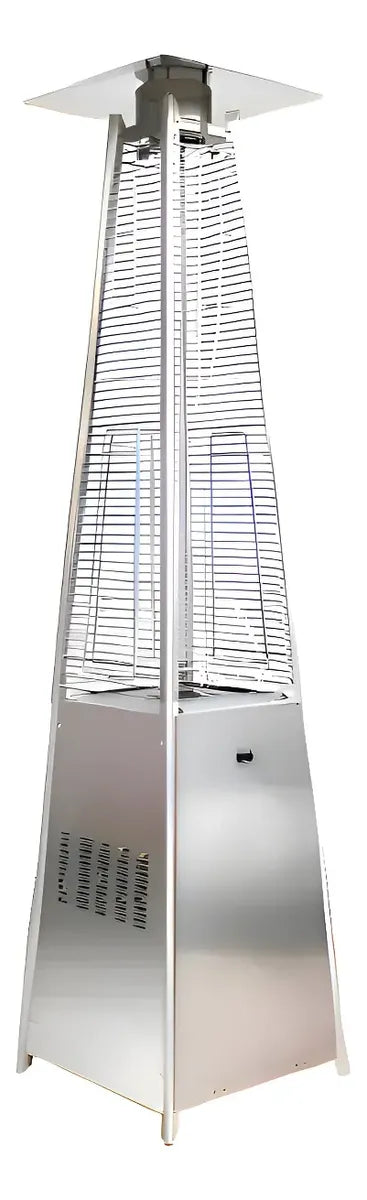 Estufa De Patio Pirámide De Exterior | Acero Inoxidable