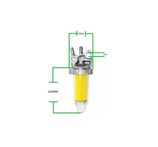 Filtro De Combustible Generador 186f Con Llave De Paso
