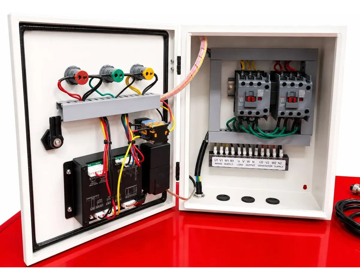 Generador Diesel 12kv Partida Manual y Distancia Con Control Remoto Erux + ATS Monofásico -Profesional