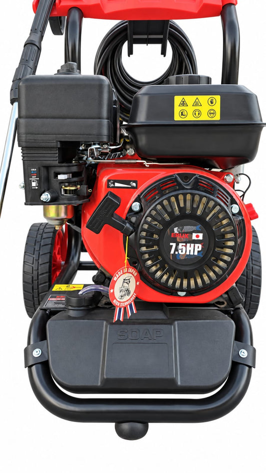 Hidrolavadora A Bencina 3200 Psi Max Con Motor 6,5 Hp 170bar