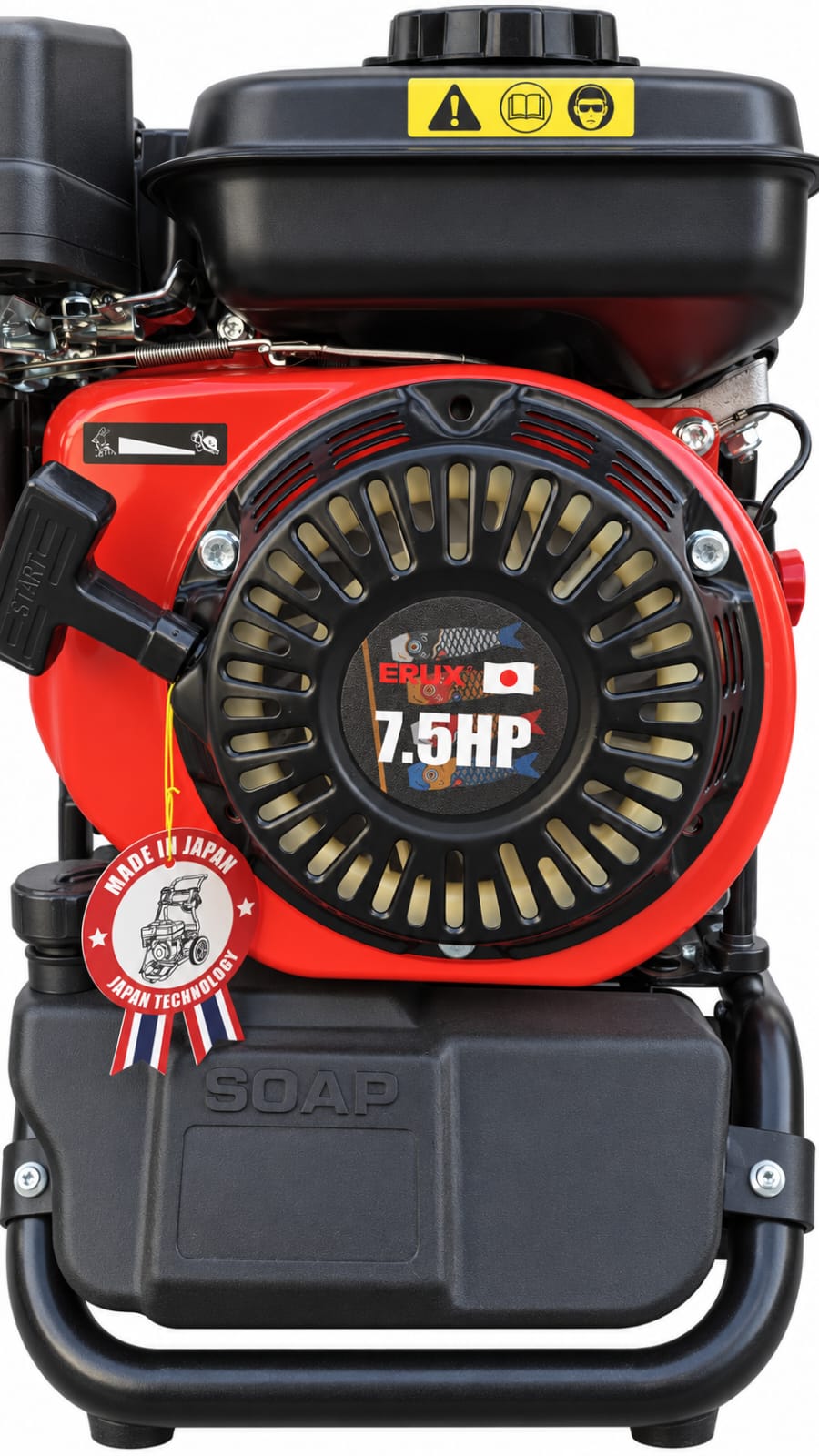 Hidrolavadora A Bencina 3200 Psi Max Con Motor 6,5 Hp 170bar