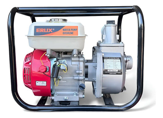 Motobomba 2 Pulgadas Gasolina 600L/min 7HP Alto Caudal Profesional