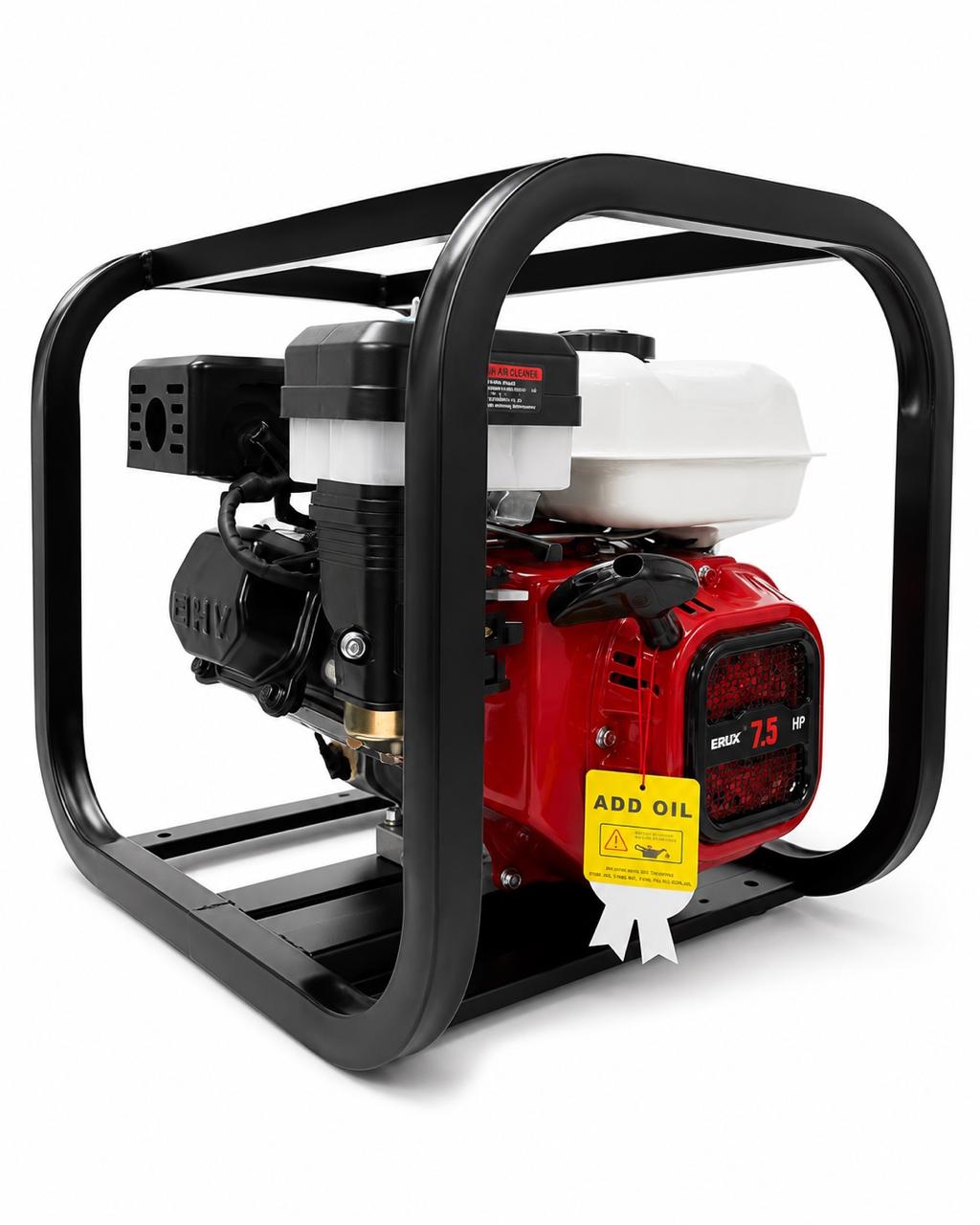 Motobomba De Agua Erux 3 Pulgadas | Gasolina | 7.5hp | 4 Tiempos | Profesional | Modelo WP30