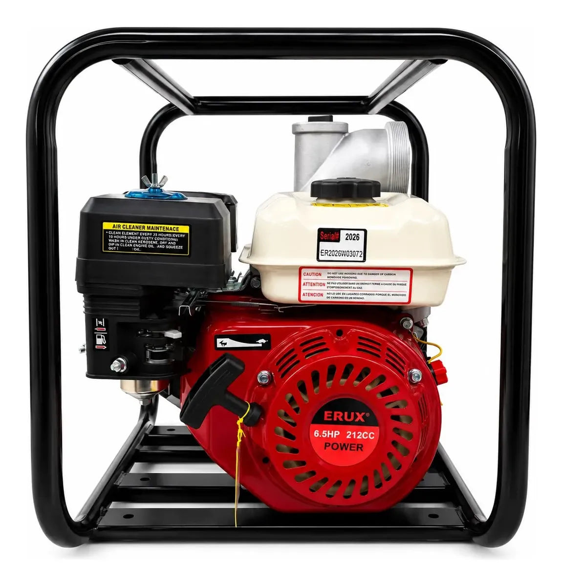 Motobomba De 4 Pulgadas 6.5HP Bencinera 212cc - Licencia Japonesa Profesional