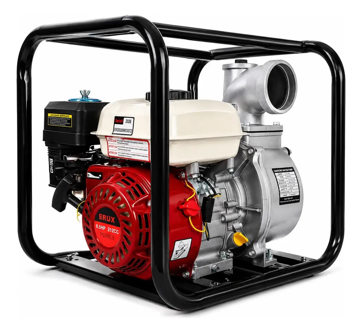 Motobomba De 4 Pulgadas 6.5HP Bencinera 212cc - Licencia Japonesa Profesional