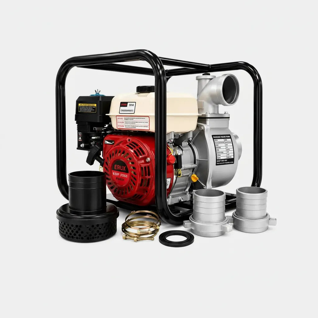 Motobomba De 4 Pulgadas 6.5HP Bencinera 212cc - Licencia Japonesa Profesional