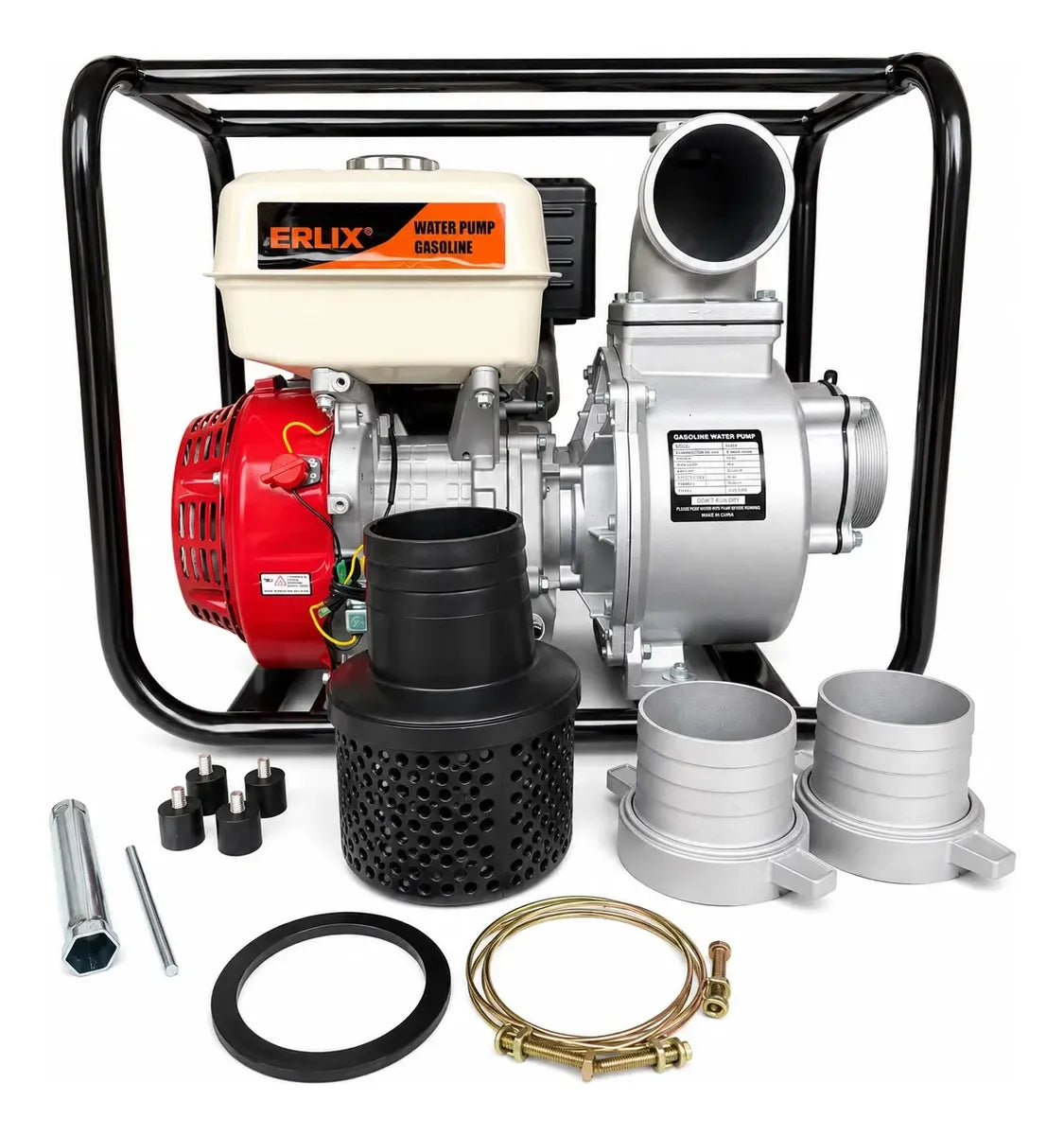 Motobomba De 15HP Bencinera 4 Pulgadas | 190f- Licencia Japonesa Profesional