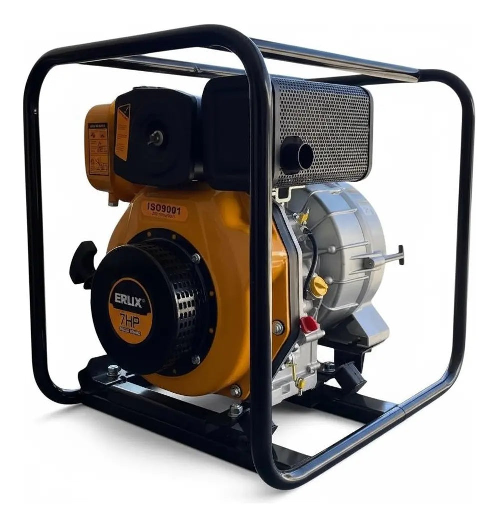 Motobomba Diésel 7hp 3p Para Aguas Turbias , Residuales.