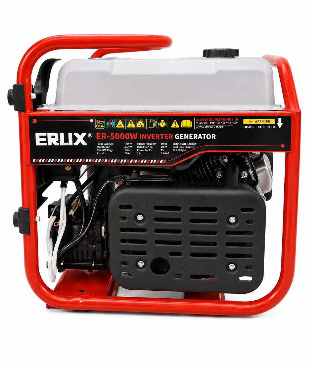 Motosoldador Generador Inverter Erux Er-5000w 4.5kw 225amp