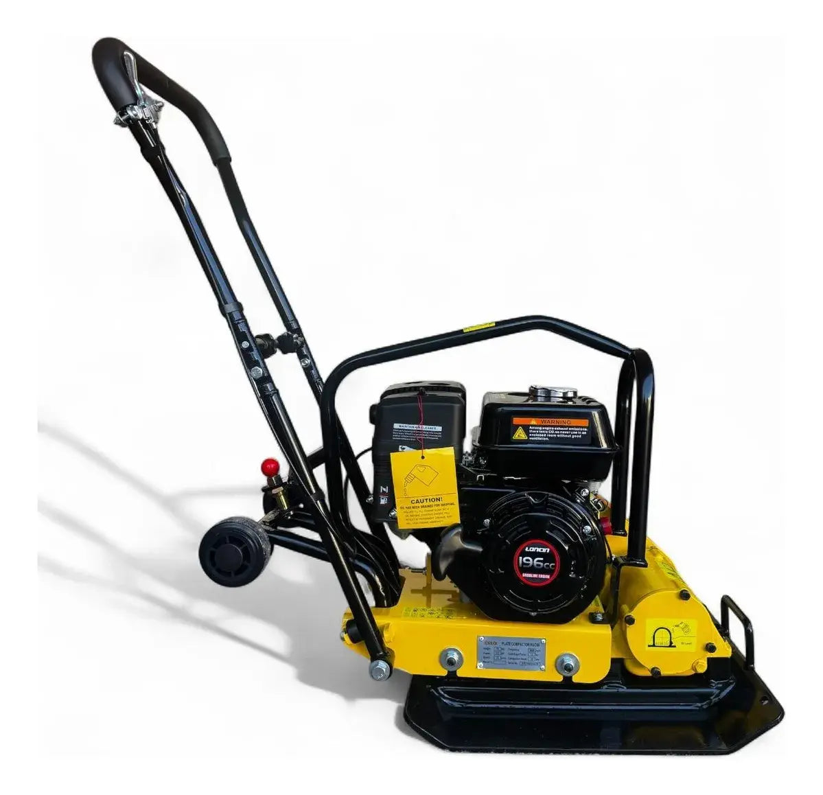 Placa Compactadora A Gasolina 6.5hp 60kg Erux 4 Tiempos