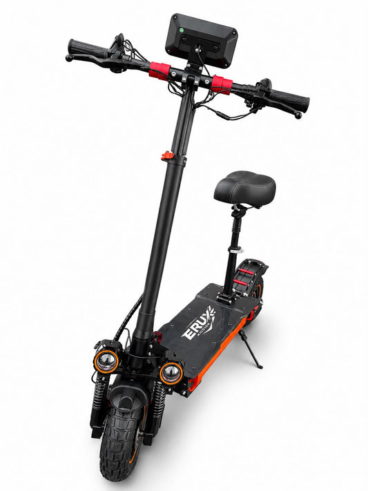 Scooter Eléctrico ERUX Motors M5 con Silla Desmontable | 1600W | 48V | Autonomía hasta 45 km
