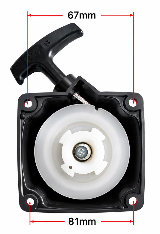 Tapa de Arranque Retráctil para Desbrozadora 43cc / 52cc – Alta Resistencia